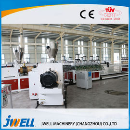 Jwell WPC products produced by two step extrusion machine famous brand plastic profile extrusion line